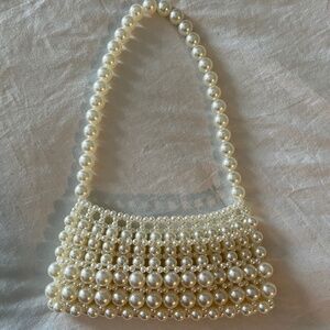 HelloMolly Fashionista Pearl Bag White